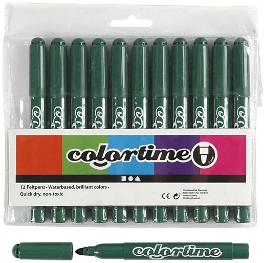 Creativ Company Green Jumbo pens 12pcs.